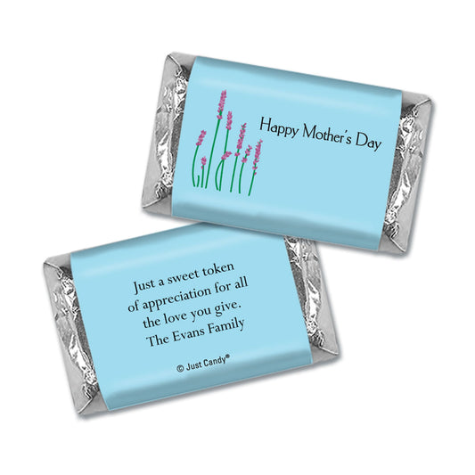 Mother's Day Personalized Hershey's Miniatures Lavender Sprigs