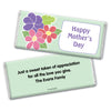 Mother's Day Personalized Chocolate Bar Wrappers Quilted Flowers