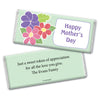 Mother's Day Personalized Chocolate Bar Wrappers Quilted Flowers