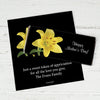 Mother's Day Personalized Chocolate Bar Wrappers Watercolor Daylily