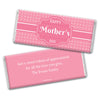 Mother's Day Personalized Chocolate Bar Wrappers Tiny Polka Dots and Pink