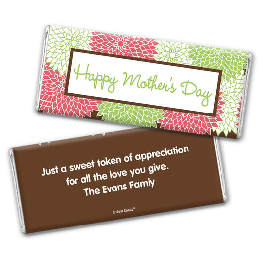 Mother's Day Personalized Chocolate Bar Wrappers Mums for Mom