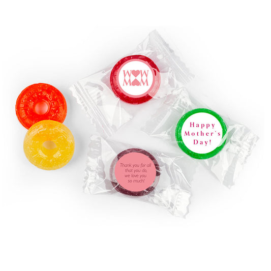 Personalized Mother's Day Mom Heart LifeSavers 5 Flavor Hard Candy