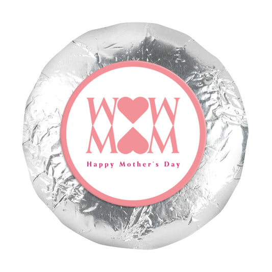 Mother's Day Mom Heart 1.25in Stickers (48 Stickers)