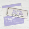 Personalized Mother's Day The Cool Mom Chocolate Bar Wrappers