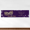 Personalized Mardi Gras Golden Elegance 5 Ft. Banner