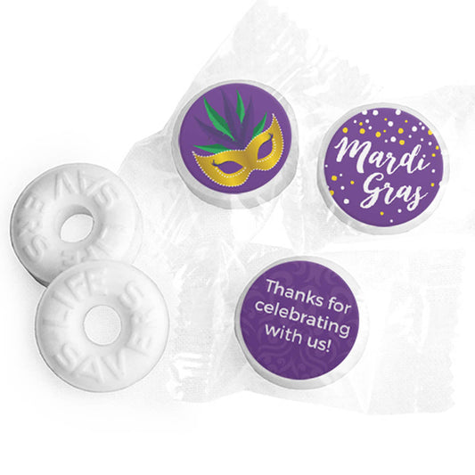 Personalized Mardi Gras Big Easy Life Savers Mints