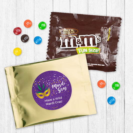 Personalized Mardi Gras The Big Easy Milk Chocolate M&Ms