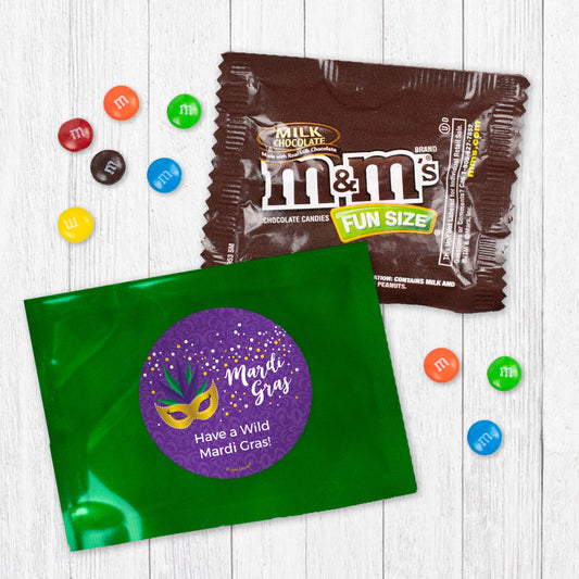 Personalized Mardi Gras The Big Easy Milk Chocolate M&Ms