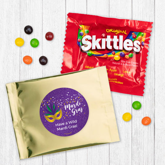 Personalized Mardi Gras The Big Easy Skittles