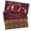 Personalized New Year's Eve Bright New Year Belgian Chocolate Bar & Wrapper