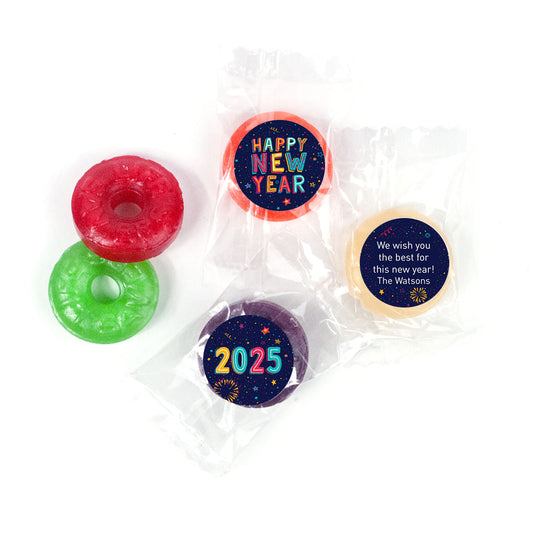 Personalized New Year's Festivities Life Savers 5 Flavor Hard Candy