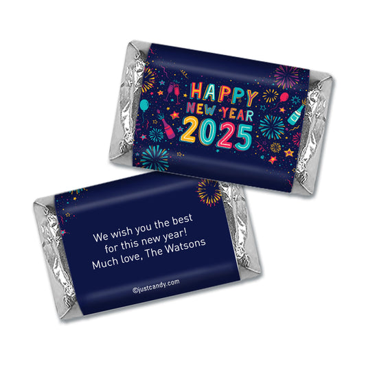 Personalized New Year's Eve Festivities Hershey's Miniatures