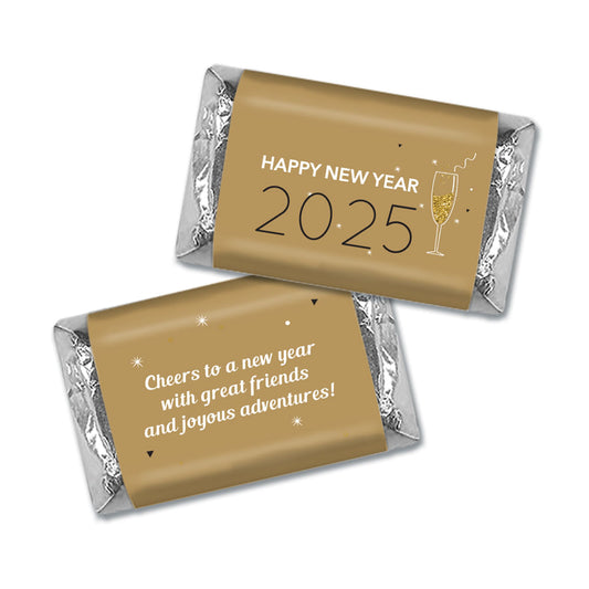 Personalized New Year's Champagne Soiree Hershey's Miniatures