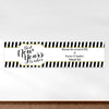 Personalized New Year's Eve Stripes 5 Ft. Banner