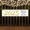 Personalized New Year's Eve Dots 5 Ft. Banner