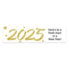 Personalized New Year's Eve Dots 5 Ft. Banner