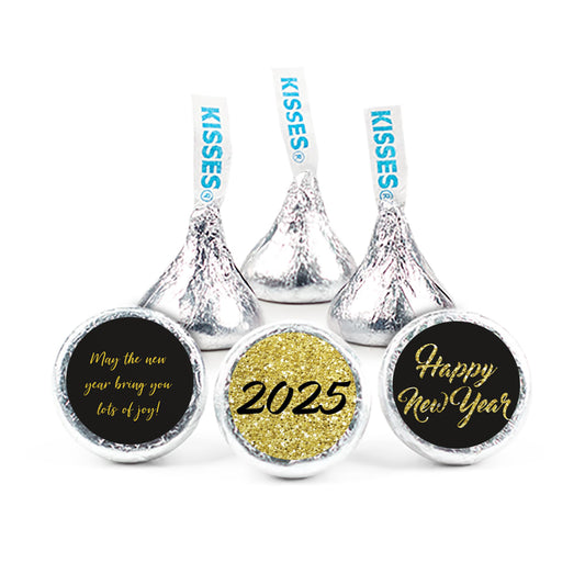 New Year's Eve Shimmering Hershey's Kisses