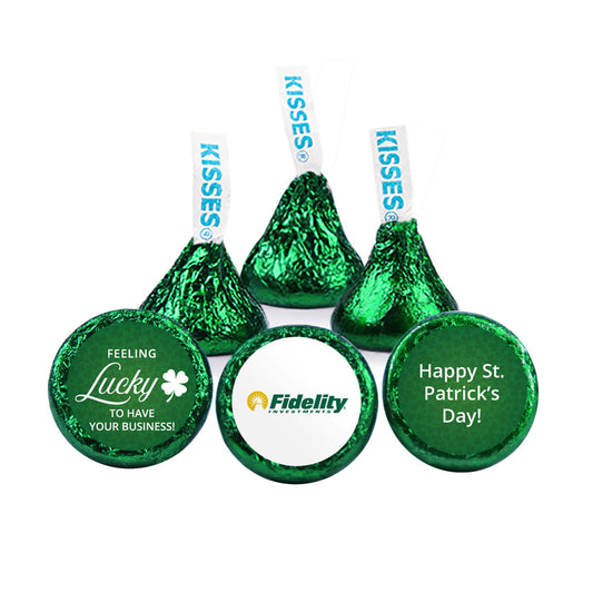 Personalized Business St Patricks Day Hershey's Kisses