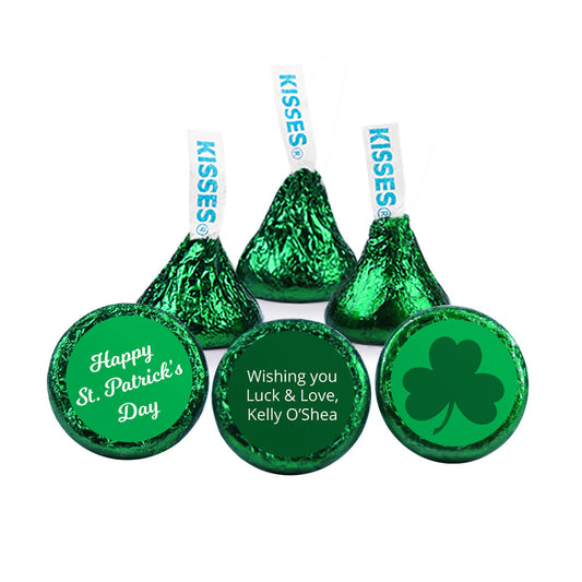 Personalized Happy St Patricks Day Hershey's Kisses