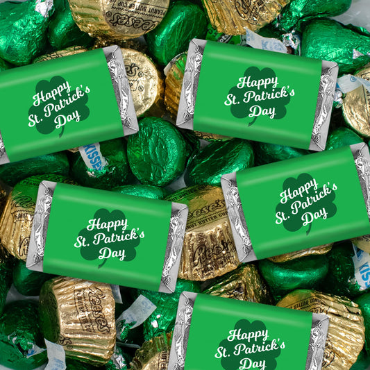 St. Patrick's Day Mix Hershey's Miniatures, Kisses and Reese's Peanut Butter Cups