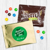 Personalized Happy St Patricks Day Clover Milk Chocolate M&Ms