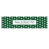 Personalized St. Patrick's Day Sham-dots 5 Ft. Banner