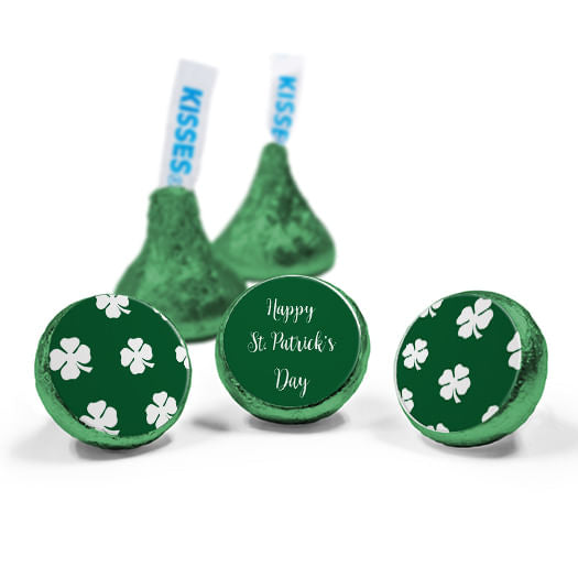 Personalized St. Patrick's Day Shamrocks Hershey's Kisses