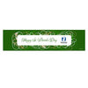 Personalized St. Patrick's Day Swirls 5 Ft. Banner