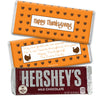 Thanksgiving Personalized Hershey's Milk Chocolate Bar Happy Turkeys