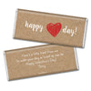 Valentine's Day Personalized Hershey's Milk Chocolate Bar Hand Drawn Heart