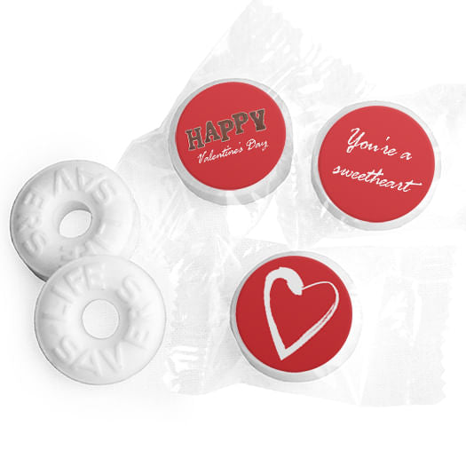 Valentine's Day Life Savers Mints White Heart