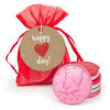 Valentine's Day Red Heart Chocolate Coins in XS Organza Bags