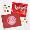 Personalized Valentine's Day Sending All My Love Valentine Greetings Skittles