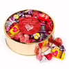 Personalized Valentine's Day Scribble Heart Extra-Large Plastic Tin Hershey's & Reese's Mix