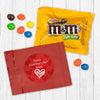 Personalized Valentine's Day Scribble Hearts Peanut M&Ms