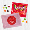 Personalized Valentine's Day Scribble Hearts Skittles