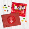 Personalized Valentine's Day Scribble Hearts Skittles