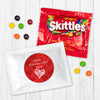 Personalized Valentine's Day Scribble Hearts Skittles