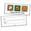 Fill in the Blank Valentine's Day Sports Chocolate Bar & Wrapper