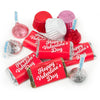 Personalized Valentine's Day Script Large Plastic Tin with Hershey's Mix