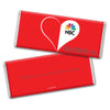 Personalized Valentine's Day Add Your Logo Heart Hershey's Hershey's Milk Chocolate Bar & Wrapper