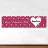 Valentine's Day Reflecting Hearts 5 Ft. Banner