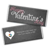 Personalized Valentine's Day Add Your Logo Charcoal Hershey's Hershey's Milk Chocolate Bar & Wrapper