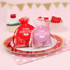 Personalized Valentine's Day Hearts and Hugs Hershey's Miniatures in Organza Bags with Gift Tag