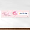 Personalized Valentine's Day Sending Hearts Add Your Logo 5 Ft. Banner