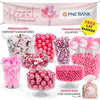 Personalized Valentine's Day Sending Hearts Add Your Logo Deluxe Candy Buffet