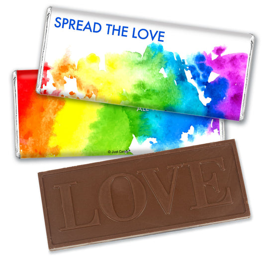 Personalized Valentine's Day Embossed Chocolate Bar - Spread the Love