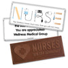 Nurse Appreciation Personalized Embossed Nurse Chocolate Bar First Aid