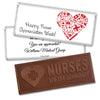 Nurse Appreciation Personalized Embossed Nurse Chocolate Bar First Aid Heart